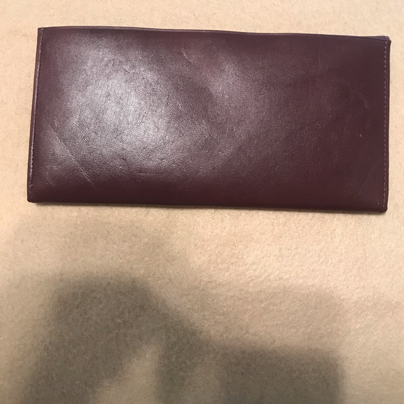 Mayfair wallet, soft craft leather , wine color - Picture 3 of 7